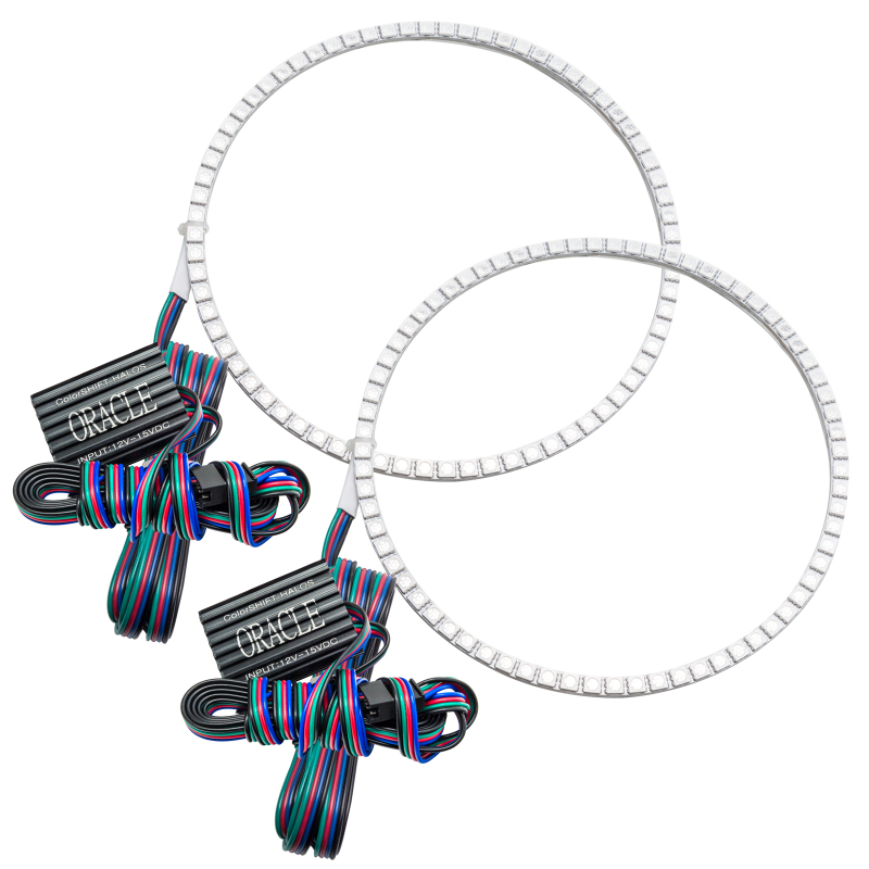 Hummer H2 Headlight Halo Kit - ORACLE Lighting - ColorSHIFT w/o Controller - ColorSHIFT - `03-`10 Hummer H2 Headlight Halo Kit - ORACLE Lighting - ColorSHIFT w/o Controller - ColorSHIFT - `03-`10